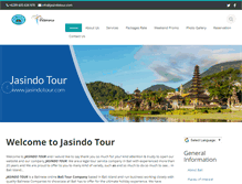 Tablet Screenshot of jasindotour.com